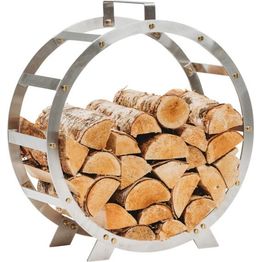 GrillSymbol polttopuukori Hugo inox, Ø58  cm