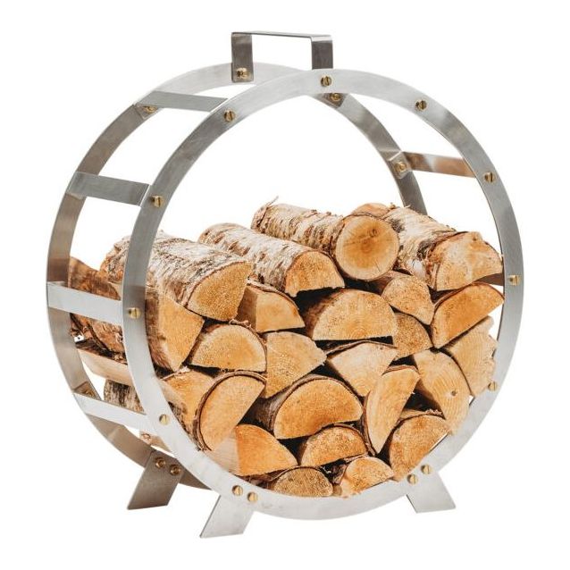 GrillSymbol polttopuukori Hugo inox, Ø58  cm