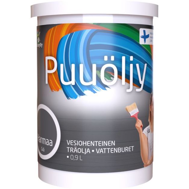 Puuöljy GVK Värimylly 2,7 L harmaa