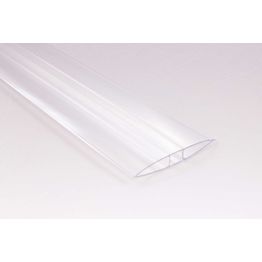 H-profiili Keraplast 6 mm PC-muovia kirkas määrämittainen