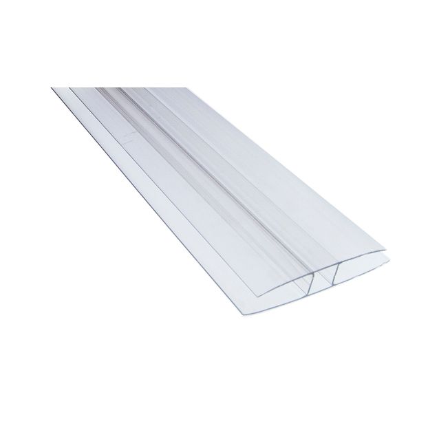 H-profiili Keraplast 6 mm PC-muovia kirkas 1,75 m