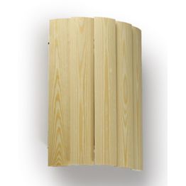 Häikäisysuoja Ensto AVL7 330x223x175 mm AVH15-saunavalaisimelle kulma-asennettava mänty