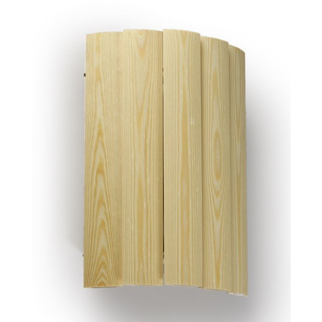 Häikäisysuoja Ensto AVL7 330x223x175 mm AVH15 saunavalaisimelle kulma-asennettava mänty