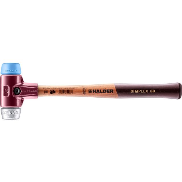 Vaihtopäävasara Halder Simplex 3019 TPE-soft/kevytmetalli