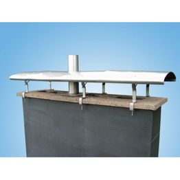 Läpivientiputki Kosken Metalli 120 mm