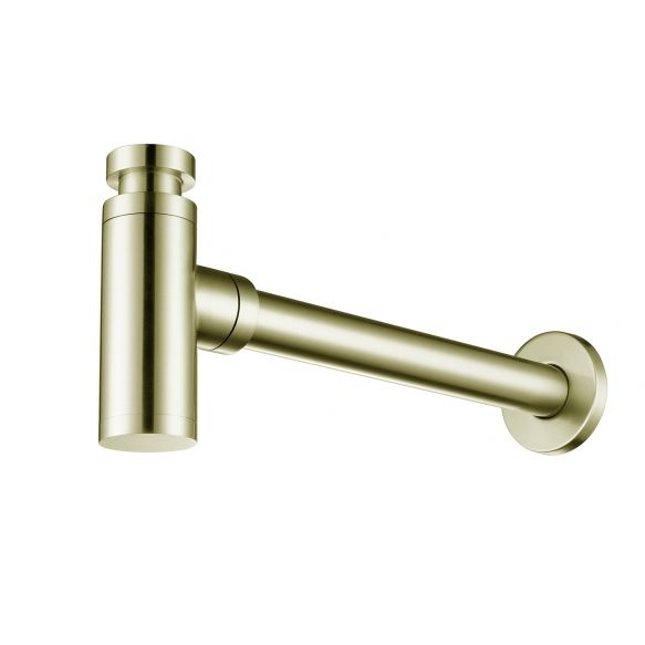 Vesilukko Interia Cherry seinäliitäntä harjattu kulta