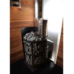 Harvia Duo Lasiseinä 9x19 satiini valkoinen alumiinikarmi