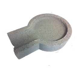 Vesikourun kuppi 100x195x500 mm harmaa