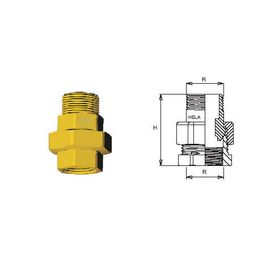 Venttiiliyhdistäjä messinki 11/2 sisä/ulkokierre 6090
