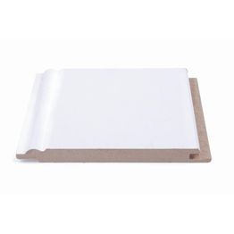 Helmipaneeli Maler 10x120x2070mm MDF ympäripontattu valkoinen