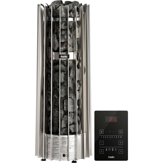 Sähkökiuas Helo Rocher 70 Pure, 6.8kW, 5-9m³, erillinen ohjaus