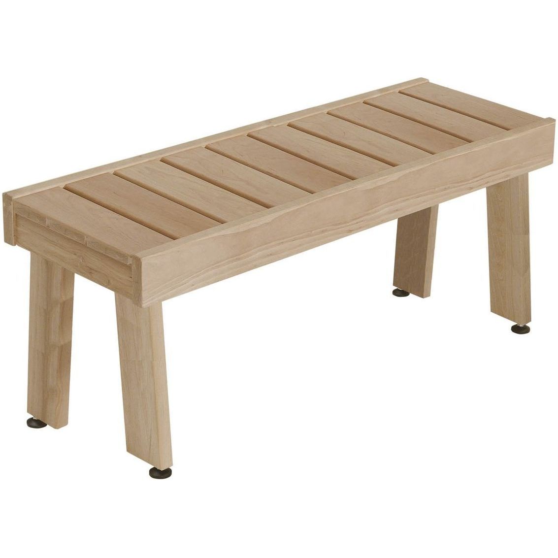 Istuinpenkki saunaan Hermanni, 1090x390x450mm, puuvalmis, tervaleppä