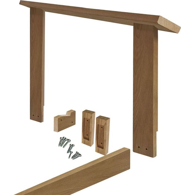 Kiuassuojakaide Hermanni, 990mm, lyhennettävä, puuvalmis