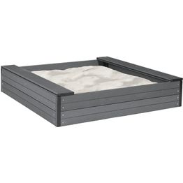 Hiekkalaatikko penkeillä Nordic Play 24x120x120cm komposiitti