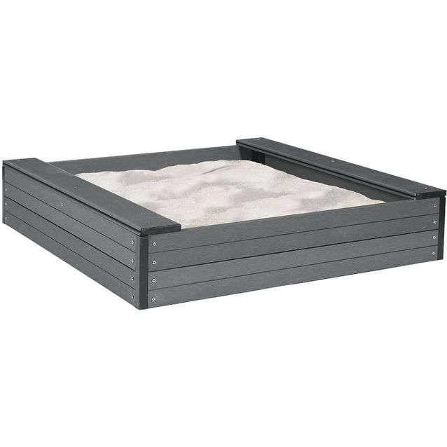 Hiekkalaatikko penkeillä Nordic Play, 24x120x120cm, komposiitti