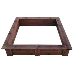 Hiekkalaatikko K36R 1400x1400 mm ruskea