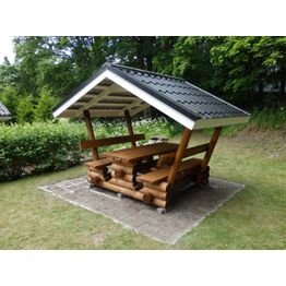 Hirsikaluste Broowood perinteinen katolla 2000 mm