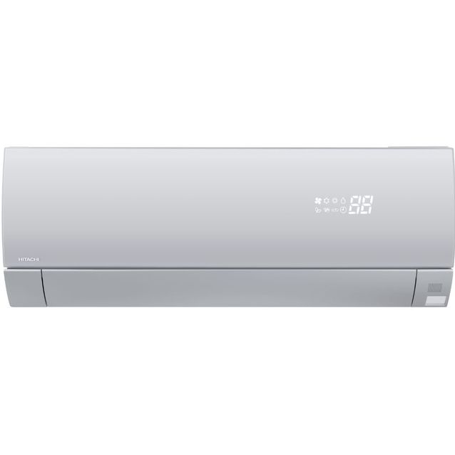 Ilmalämpöpumppu Hitachi Premium, sisäyksikkö RAK-35PSEW, ulkoyksikkö RAC-35WSE, hopea
