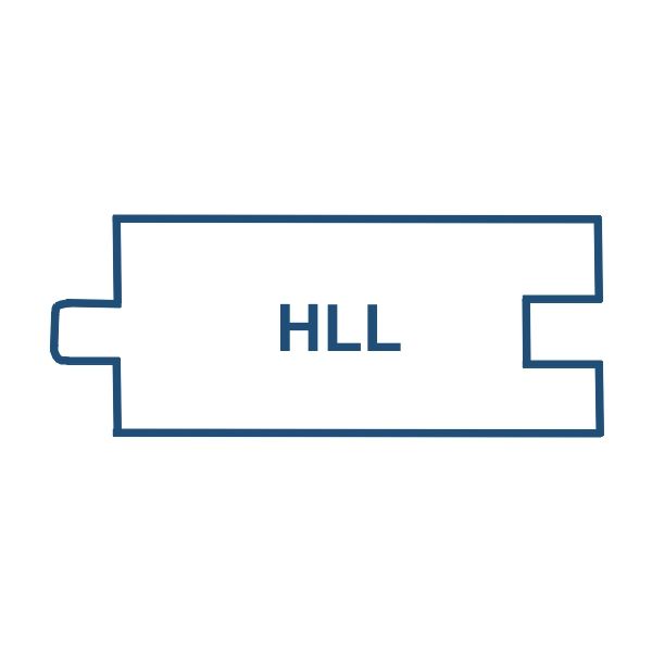 HLL-lattialaudan profiili