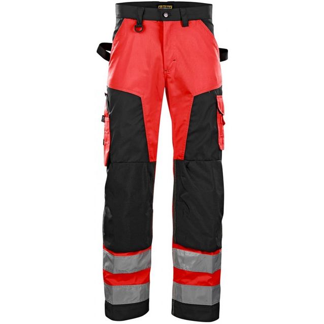 Housut Highvis punainen/musta