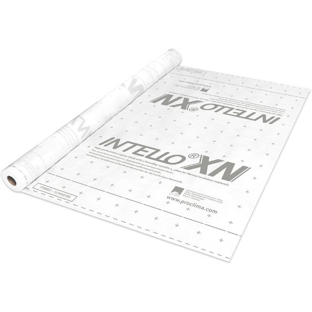 Höyrynsulkukangas Intello XN muuttuvalla diffuusiovastuksella 3x50m 150m2