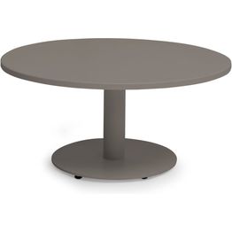 Kahvipöytä Hillerstorp Näsby, Ø80cm, teräs, hiekka