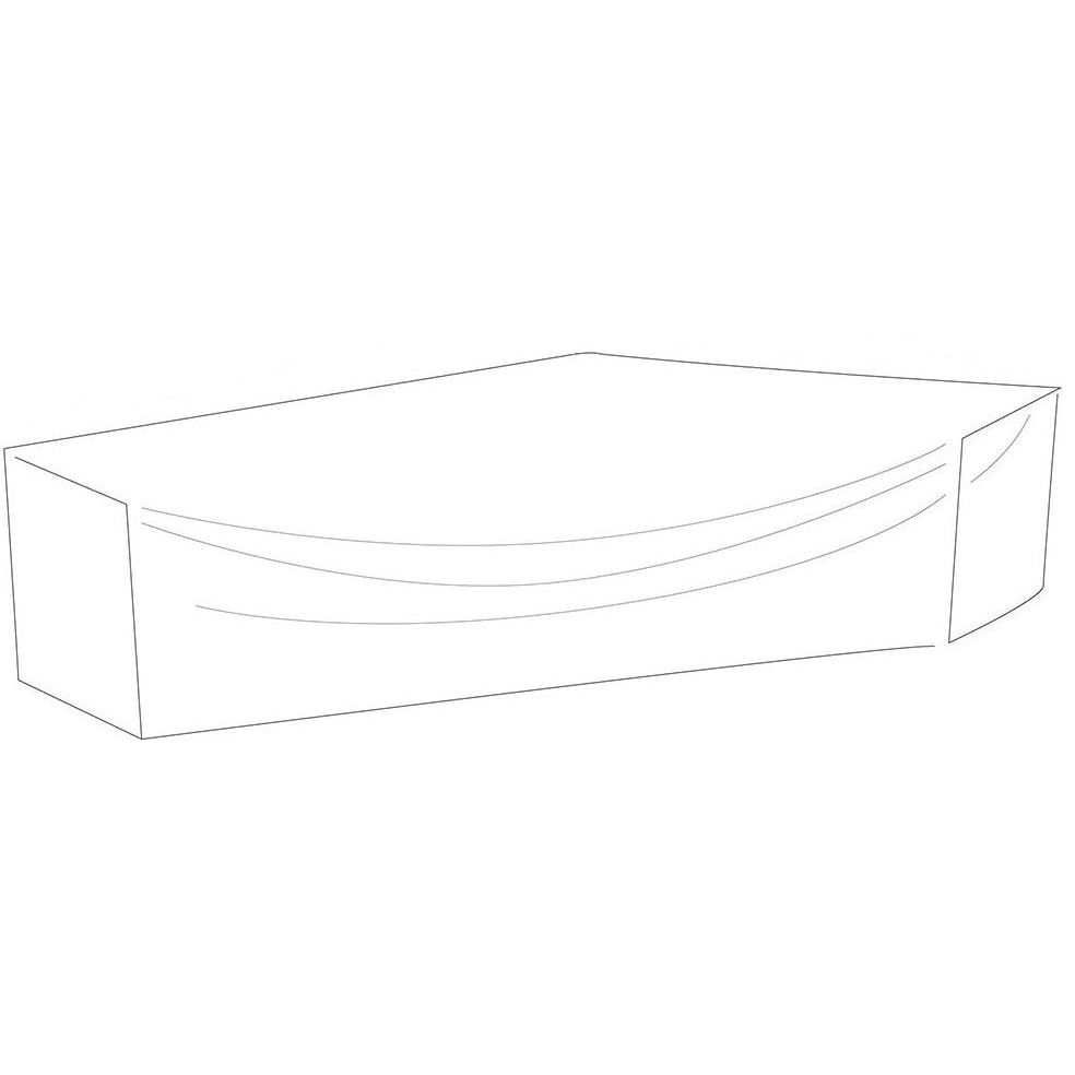 Kalustesuoja sohvaryhmälle Hillerstorp, 220x220x80cm, polyesteri, harmaa