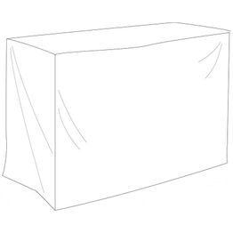 Kalustesuoja pihakeittiölle Hillerstorp, 110x61x98cm, polyesteri, harmaa