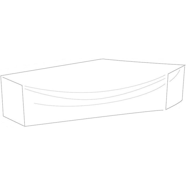 Kalustesuoja Hillerstorp, 235/75x235/75x80cm, polyesteri, harmaa