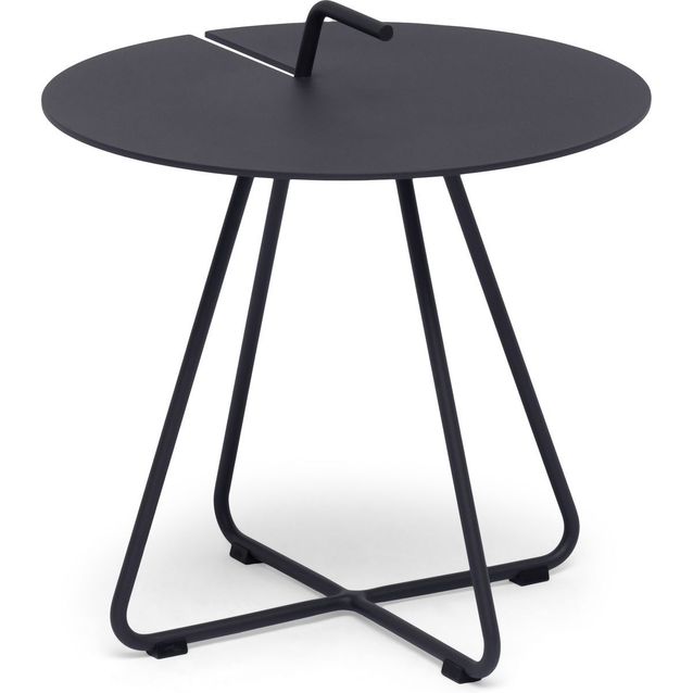Sivupöytä kahvalla Hillerstorp Sandholma, 44x47cm, alumiini musta