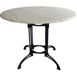 Kahvipöytä Hillerstorp Krögaren, Ø100x71cm marmori/musta