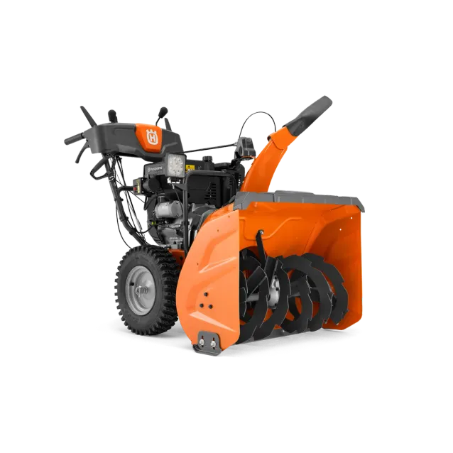 Lumilinko Husqvarna ST 376 sähköstartilla + lämpökahvat