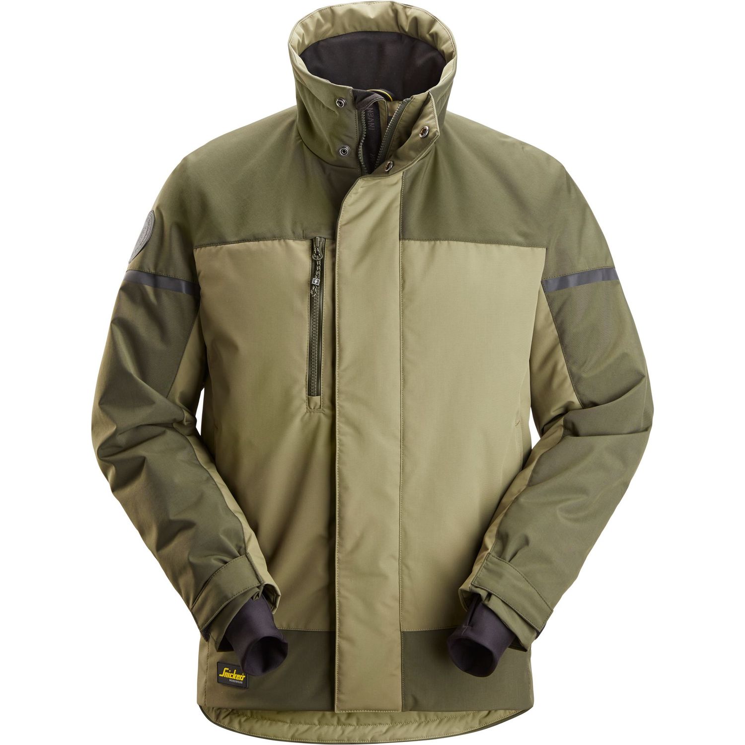 Toppatakki Snickers 1106 AllroundWork oliivi koko XS