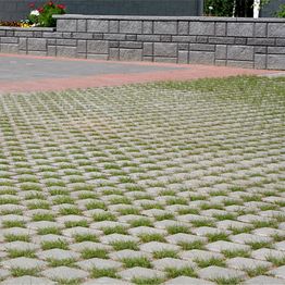 Hulelaatta HB-Betoni 258x258x80 mm harmaa 96 kpl/lava