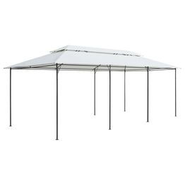 Huvimaja 600x298x270 cm 180 g/m² valkoinen