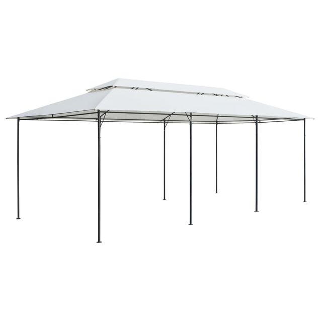 Huvimaja 600x298x270 cm 180 g/m² valkoinen