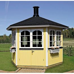 Huvimaja Jalotakka Festivo 6-kulmainen (6m²)