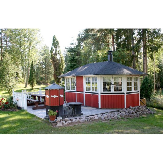 Huvimaja/kesäkeittiö Villa Albatros Iso (14,8 m²)
