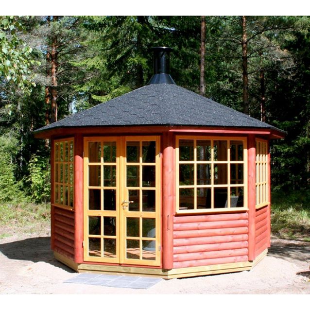 Huvimaja Satulinna 8-kulmainen (9,5 m²)