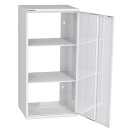 Hyllykaappi Polaria 400x850x350 mm alakaappi oikeakätinen 2 hyllyä valkoinen