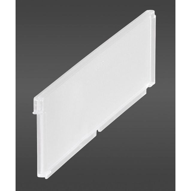 Hyllykorin jakaja on oiva apu korin tavaroiden jäsentelyssä ja sen voi kiinnittää myös hyllykorin avoimeen reunaan