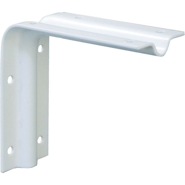 Hyllynkannatin Pisla 754, 100x125mm, valkoinen