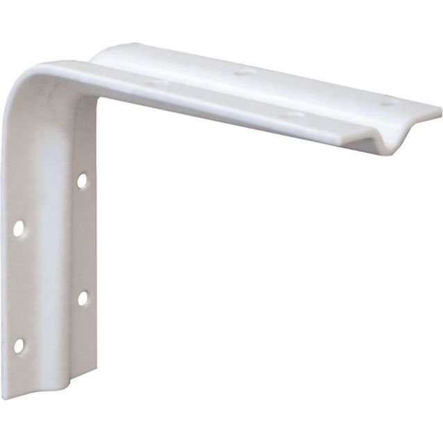 Hyllynkannatin Pisla 754, 175x150mm, valkoinen