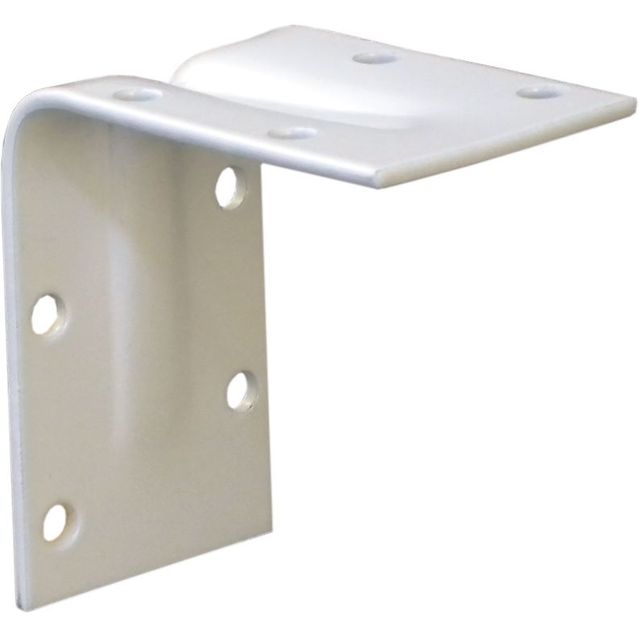 Hyllynkannatin Pisla 754, 75x75mm, valkoinen