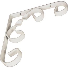 Hyllynkannatin Pisla 764 150x150mm valkoinen