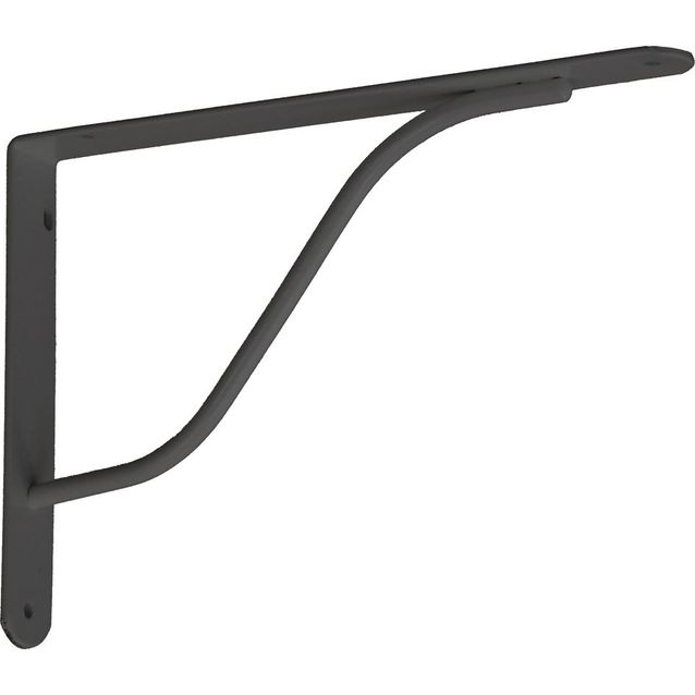 Hyllynkannatin Pisla Jasper, 240x170mm, musta