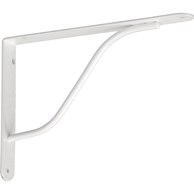 Hyllynkannatin Pisla Jasper, 240x170mm, valkoinen