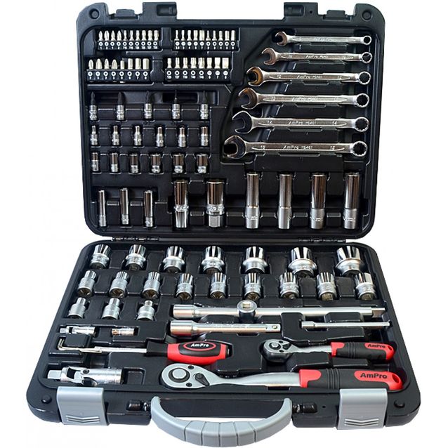Hylsysarja AmPro 1/4'' 1/2'' 101-osainen