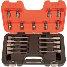 Hylsysarja Bahco S18TORX, 1/2", Torx-kärki, 18 osaa
