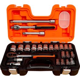 Hylsysarja Bahco S240, 1/2", 10-32mm, 24 osaa